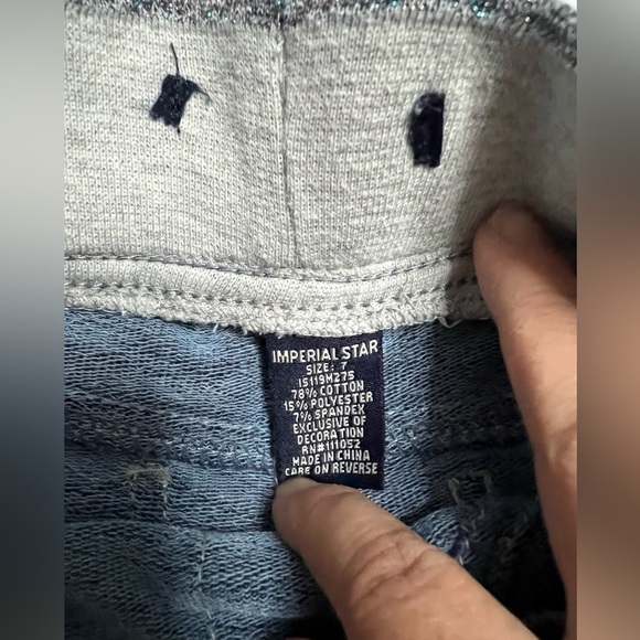 Set of 2 girls denim shorts size 6/7 - Picture 9 of 9